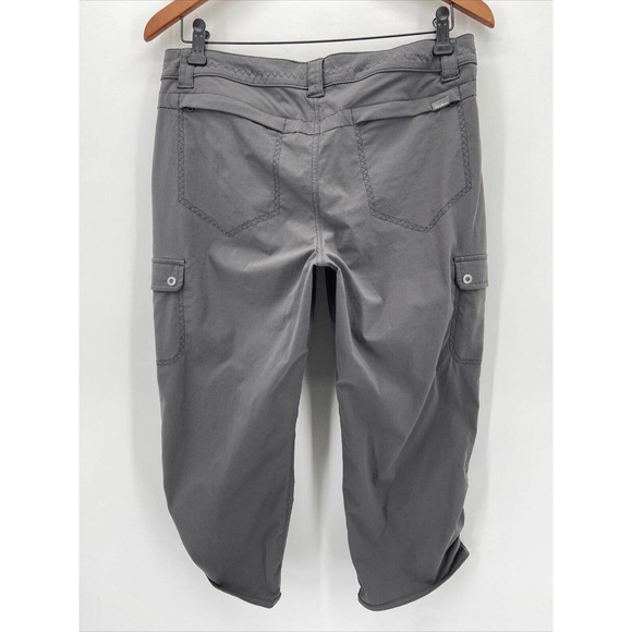 Eddie Bauer Gray Thigh Pockets Capri Hiking Pant - Picture 4 of 6